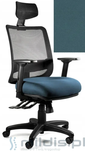 fotel Unique Saga Plus bl414 steelblue