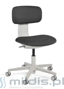 Krzesło obrotowe Robin - szary stelaż - Unique