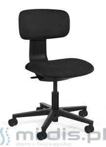 Krzesło obrotowe Robin - czarny stelaż - Unique