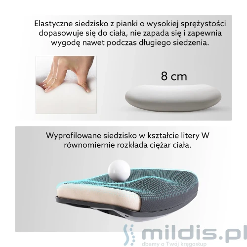 fotel Angel Europa elastyczna pianka siedziska