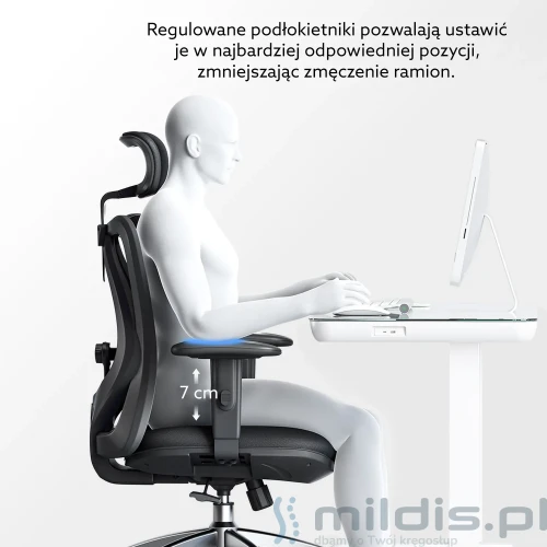 fotel Angel Europa ustawienie podłokietników