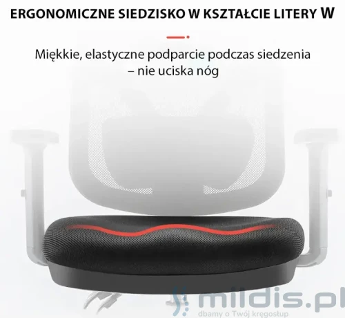 fotel Angel Jokasta ergonomiczny kształt siedziska