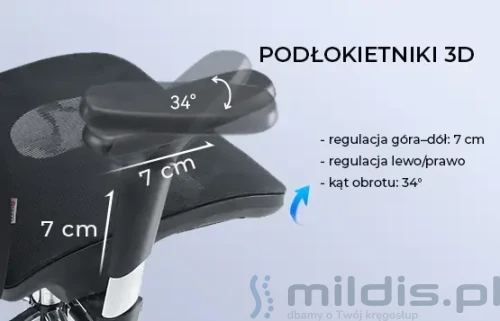 fotel Angel Kalisto regulowane podłokietniki