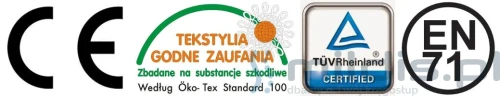 poduszka Mimos certyfikaty