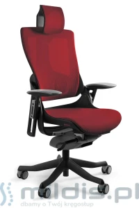 Fotel Unique Wau 2 siatka czerwona NW44 - OUTLET
