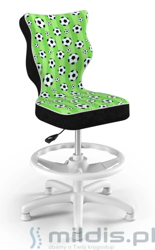 krzesło z podnóżkiem Petit White 3 kolor: ST29