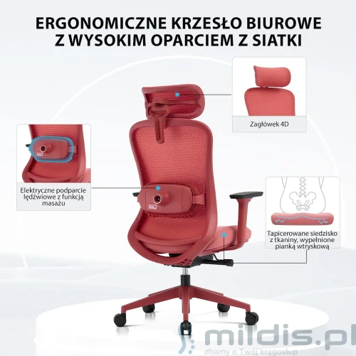 fotel-ergonomiczny-fizjo-czerwony-z-wysokim-oparciem.webp