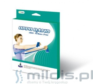 Taśma rehabilitacyjna OPPO 1,5m - super mocna