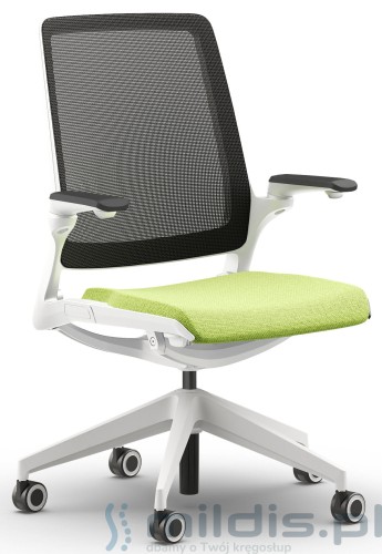 Krzesło ergonomiczne Smart Net Biały