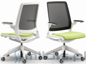 Krzesło ergonomiczne Smart Net Biały