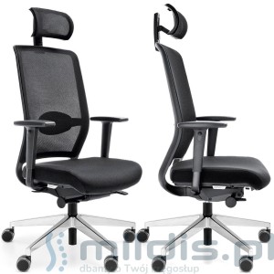 Fotel Veris Net z zagłówkiem - Profim