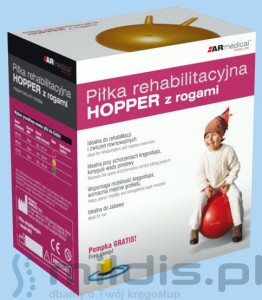 Piłka skacząca HOPPER - 45 cm