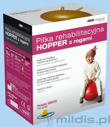 Piłka skacząca HOPPER - 45 cm