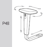 podłokietniki p48 profim