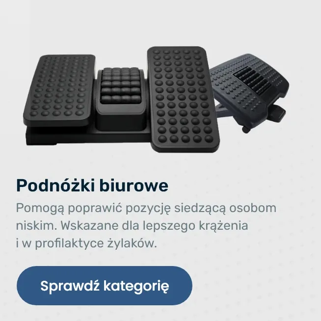 podnóżki biurowe baner