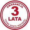 3 lata gwarancji na poduszkę lędźwiową