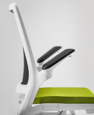 krzesło ergonomiczne białe