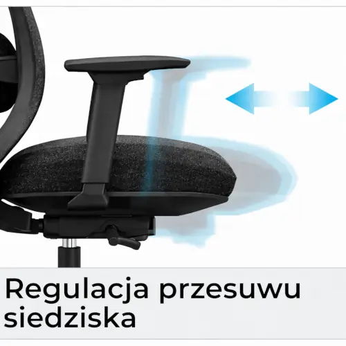 fotel Angel Fizjo - regulacja głębokości siedziska