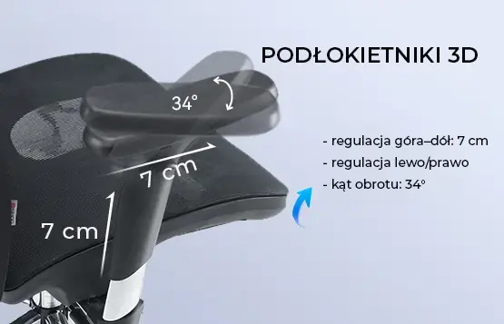 fotel Angel Kalisto - regulowane podłokietniki