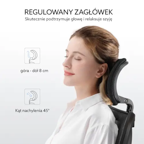 fotel Angel Europa - regulowany zagłówek