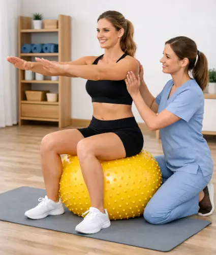 piłka sensoryczna do rehabilitacji