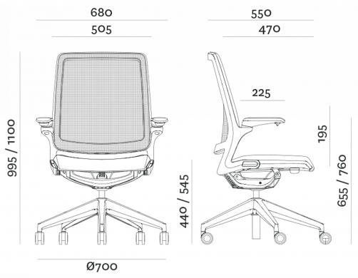krzeslo smart wymiary