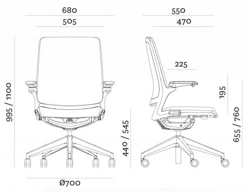 krzeslo smart wymiary