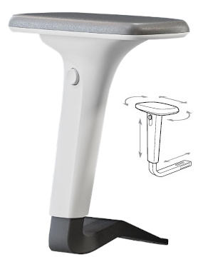 podłokietniki 4D biały