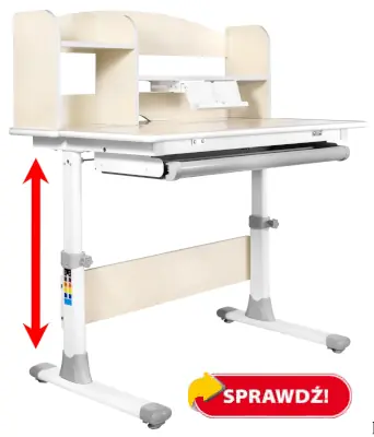 biurko regulowane dla dziecka
