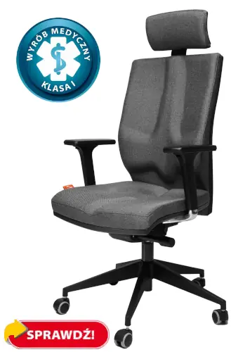 fotel rehabilitacyjny biurowy