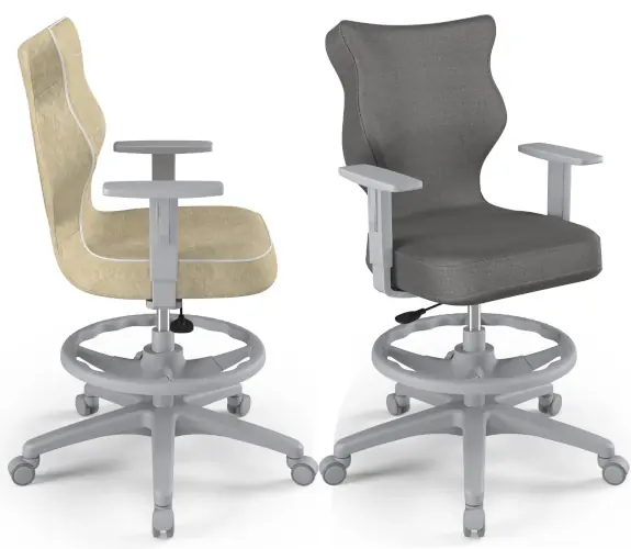 entelo duo grey 5 z podnóżkiem