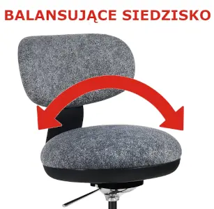 balansujące siedzisko krzesła Turini