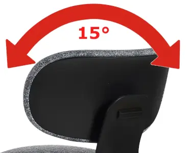 elastyczne oparcie krzesła Turini