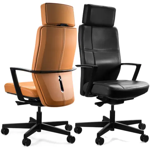 fotele gabinetowe skórzane Sonoma