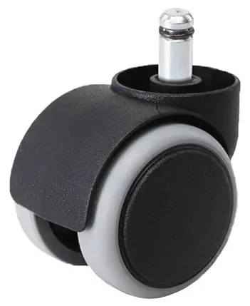 kółka gumowane do foteli