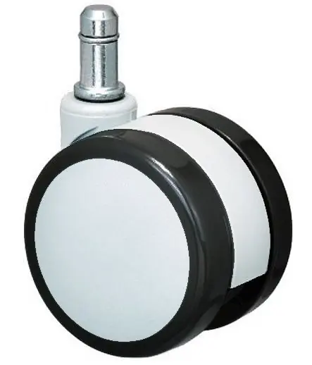 białe kółka do krzesła obrotowego