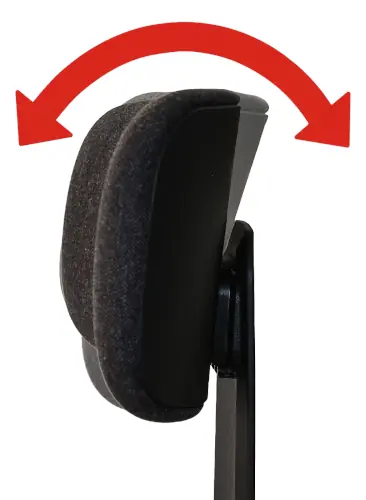 regulowana wysokość oparcia krzesła