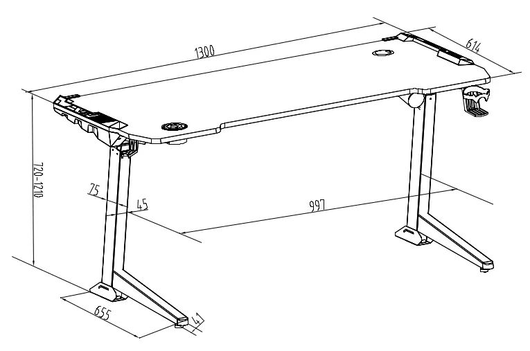 unique v-game wymiary