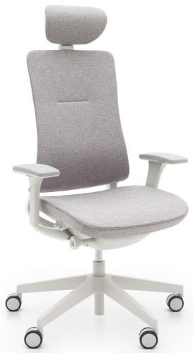 fotel biurowy biały