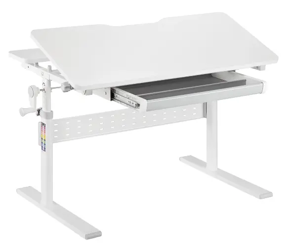 biurko dla dziecka regulowane ręcznie