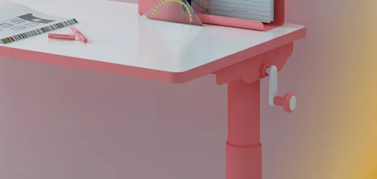 biurko regulacja manualna